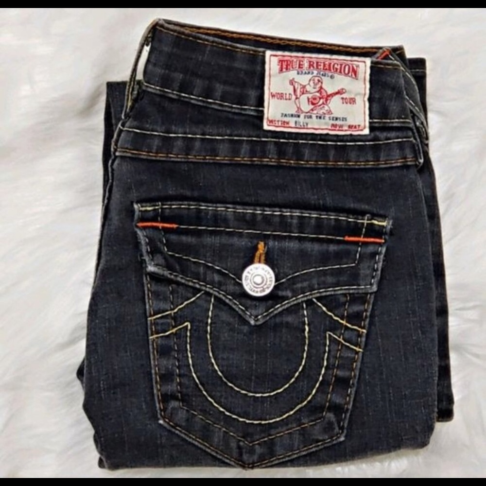 True Religion Billy straight dark jeans 26